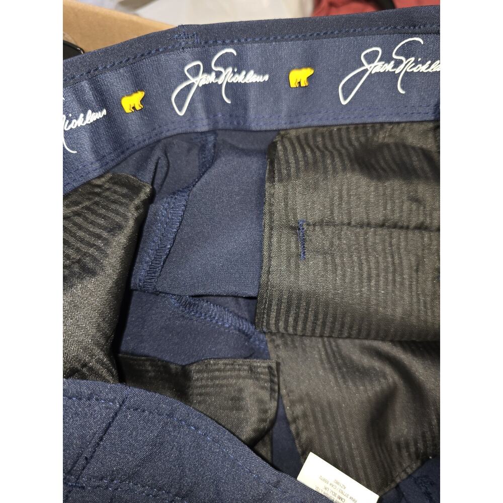 Jack Nicklaus Shorts Size 36 Blue Chino With Pockets 9” Inseam Mens - Picture 9 of 10